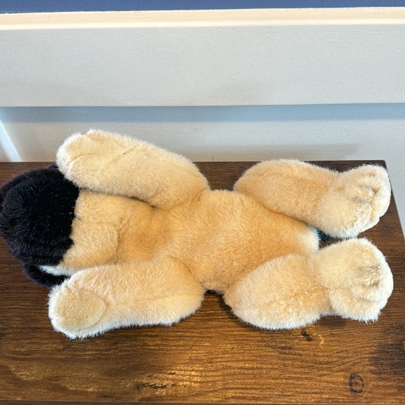 Russ Berrie PONCHO Pug Dog Plush Bulldog Retired Beige Stuffed Animal - Picture 5 of 6